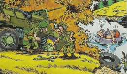 部队漫画图片,漫画中的英勇瞬间